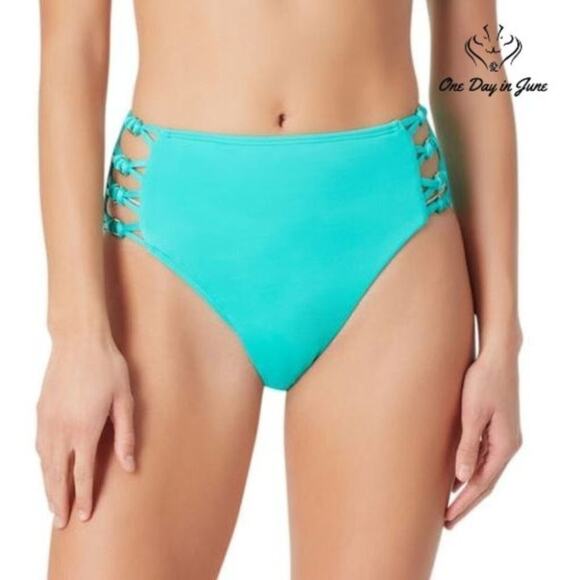 Sugar Beach High Waist Bikini Bottom Size M - Picture 1 of 3